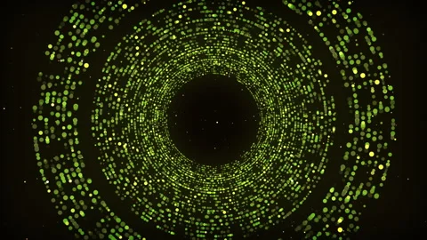Glittering Circular Paths Background Stock Footage 314096730