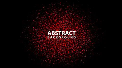 Glittering dust isolated on black background. Vector illustration Stock Illustration
