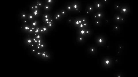 Glittering Dust Trail Animation With White Star Sparkles And Soft Bokeh Light Stock Footage 340525928