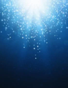 Glittering festive blue background Stock Illustration