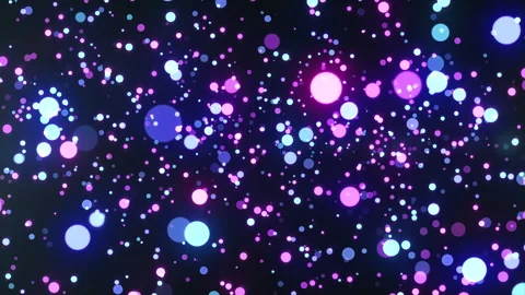 Glittering flashing particles of rose gold and light blue color falling Stock-Footage 259503045