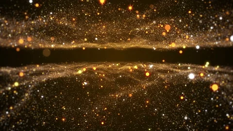 Glittering gold dust Stock-Footage 236838709