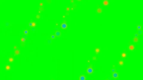 Glittering gold sparkles particle drift on green screen Vídeo Stock 344371586
