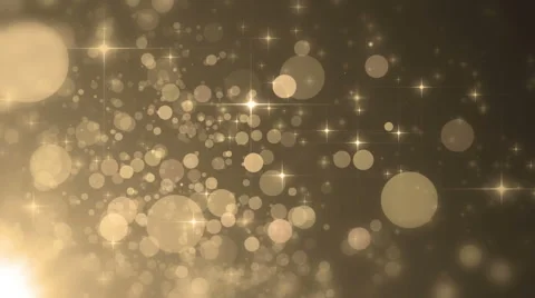 Glittering Golden Particle Background Stock Footage 65240704