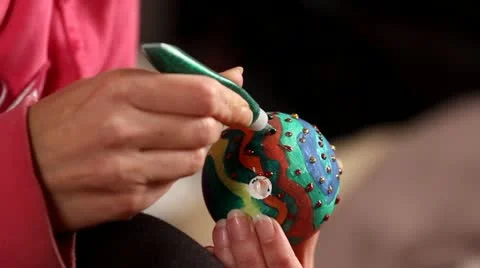 Glittering green Stock-Footage 21132348