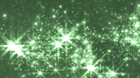 Glittering green particle background. Stockbeeldmateriaal 71268991