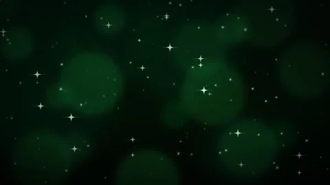 Glittering Green Particles 4K Loop Background Stockbeeldmateriaal 344056992