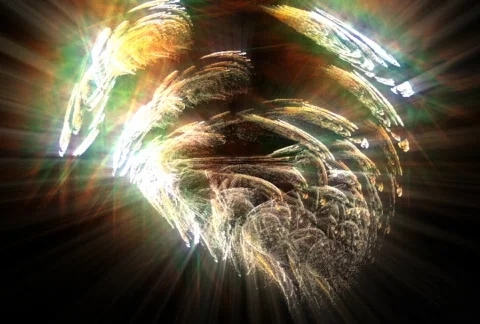 Glittering Heart Flames (NTSC) Stockbeeldmateriaal 70979