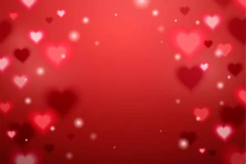 Glittering heart shaped background Stock Illustration