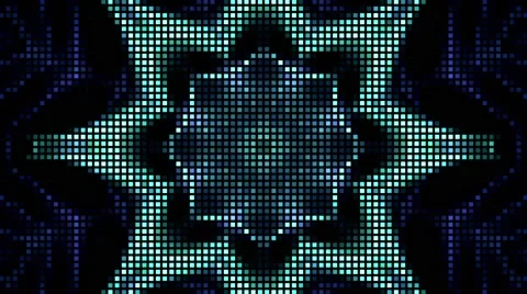 Glittering Led Lights Kaleida Stock Footage 63010976