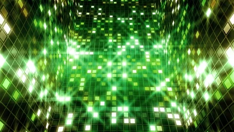 Glittering Light Grid Pathways Stock Footage 97894859