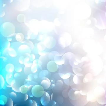 Glittering llight on bokeh background. Stock Illustration