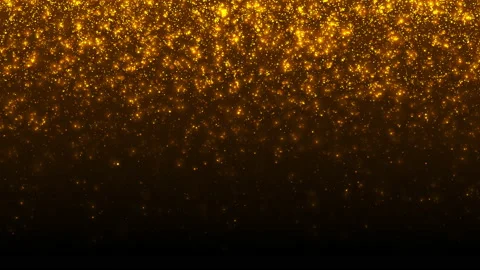 Glittering Moving Gold Particles, Abstract Background Animation - 4K video Stock Footage 167930045