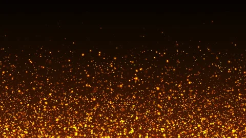 Glittering Moving Gold Particles, Abstract Background Animation - 4K video Stock Footage 167940250
