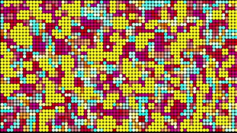 Glittering multicolored geometric mosaic wave pattern background. Stock Footage 251409134