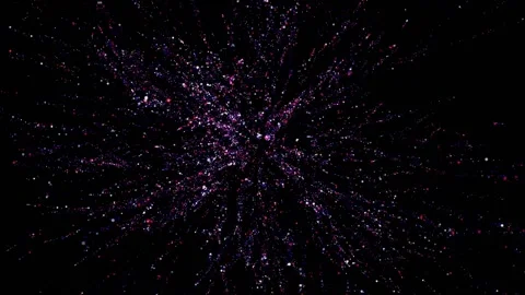 Glittering Particle Burst Stock Footage 199689401