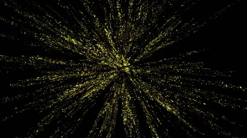 Glittering Particle Burst Stock Footage 199689402