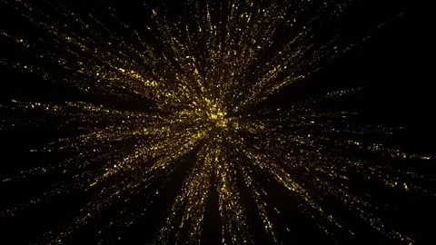 Glittering Particle Burst Stock Footage 199690103