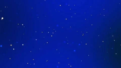 Glittering particle on dark blue background Stock Footage 306896010
