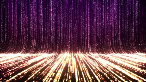 Glittering Particle Flow Background Stock Footage 348029386