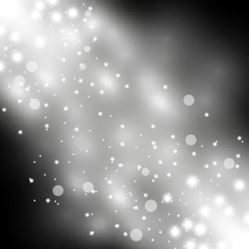 Glittering particles background effect Stock Illustration