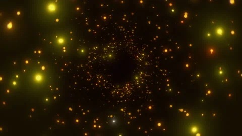 Glittering Particles With Bokeh.Seamless UHD loop Stock Footage 141275481