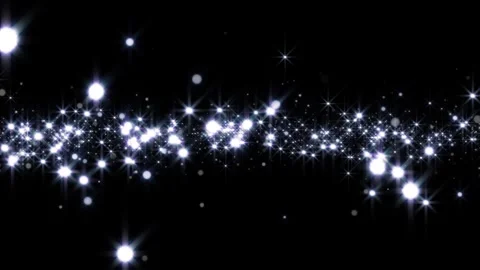 Glittering Particles Fly Through Background Loop Stock-Footage 320493028
