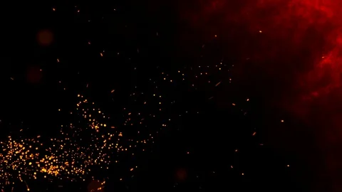 Glittering particles sparkle and drift along on a soft current Stock Footage 120351638