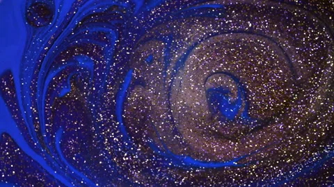 Glittering particles in a spiral texture Stock Footage 235818059