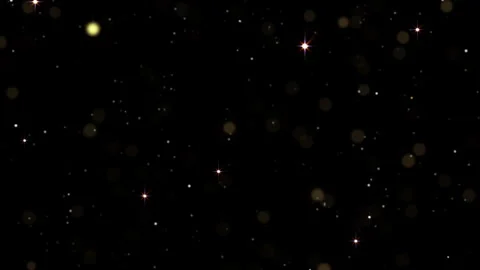 Glittering Particles with Stars Loop Stock Footage 306686218