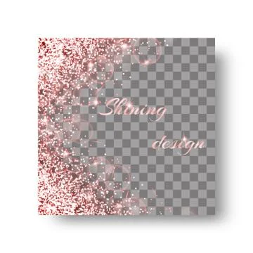 Glittering pink background Stock Illustration