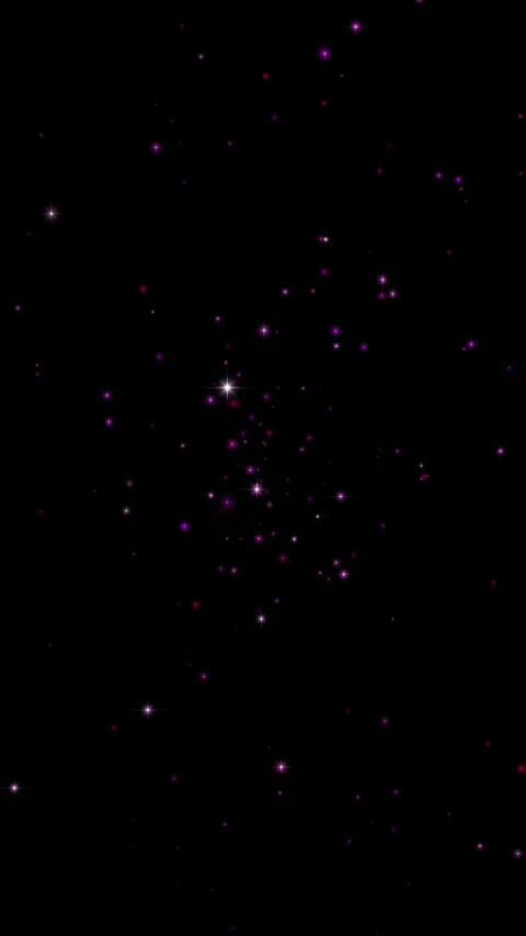 Glittering Purple Stars Loop Stock Footage 330163601