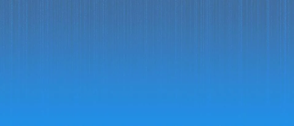 Glittering rain on light blue gradient background Stock Illustration