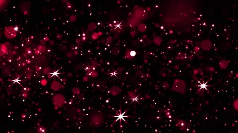 Glittering red particles Stock Footage 229312549