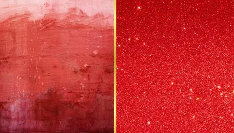 Glittering red texture. New year background. Illustrazione stock