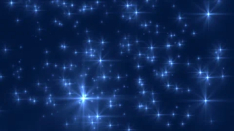 Glittering Shiny Stars Loop Stock Footage 50990941