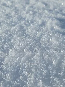 Glittering snow flakes Foto stock