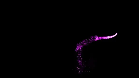 Glittering sparkle moving animation Isolated on Black Background Stock Footage 321197757