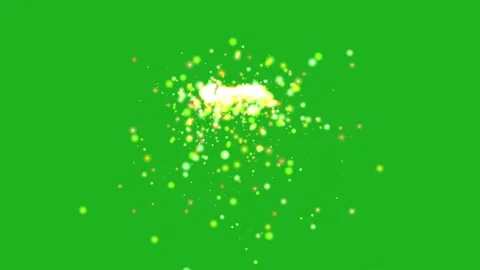 Glittering sparkles stream motion graphics with green screen background Stock Footage 163820488