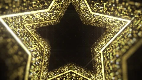 Glittering Star Awards Background Stock Footage 348019200