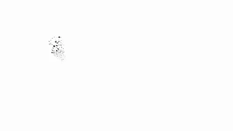 Glittering star , dust circle ,glow , lights on white background.4K Stock Footage 124779097