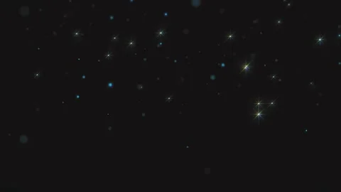 Glittering Star Flares and Magic Sparkle Dust Overlay Background Stock Footage 343720719
