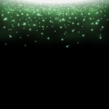 Glittering stardust, sparkling particles, Stock Illustration