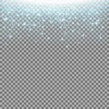 Glittering stardust, sparkling particles, Stock Illustration