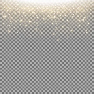 Glittering stardust, sparkling particles, Stock Illustration