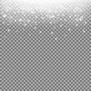 Glittering stardust, sparkling particles, Stock Illustration