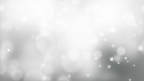 Glittering Stars With Defocused Lights, Christmas Background Stock Footage