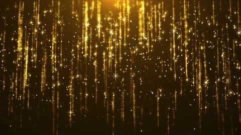 Glittering Stars Falling From Above, Abstract Background - Loop-able Video stock 167441392