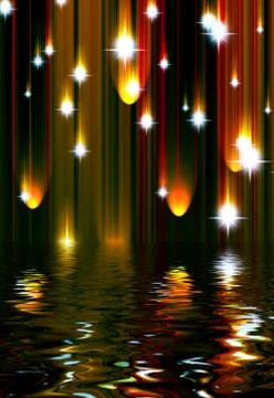 Glittering stars Stock Photos