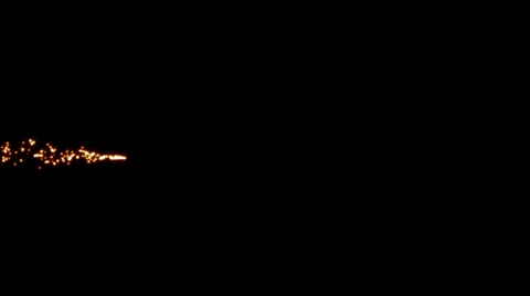 Glittering stars tail effect Stock Footage 35892461